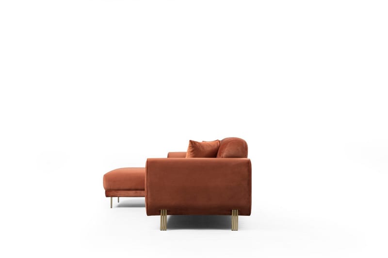 Gajanejos Divansovesofa - Brun - Møbler - Sofaer - Sovesofaer - Langsgående sovesofa
