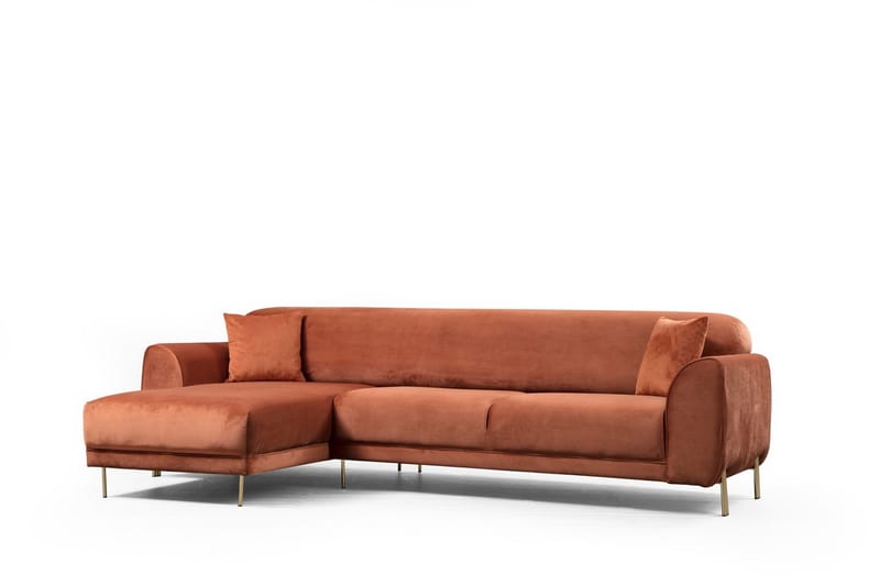 Gajanejos Divansovesofa - Brun - Møbler - Sofaer - Sovesofaer - Langsgående sovesofa