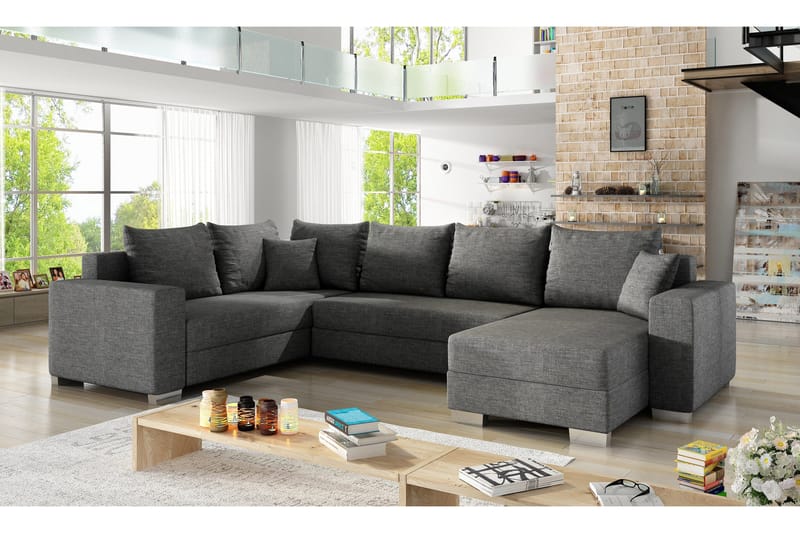 Gallicanta Hjørnesovesofa, Grå