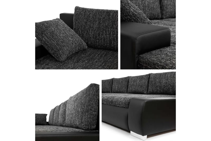 Gammel Sovesofa Dobbel Divan 4-Seter - Beige - Møbler - Sofaer - Sovesofaer - U sovesofa