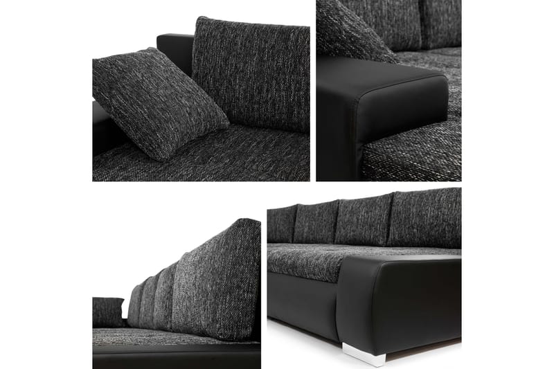 Gammel Sovesofa Dobbel Divan 4-Seter - Beige - Møbler - Sofaer - Sovesofaer - U sovesofa