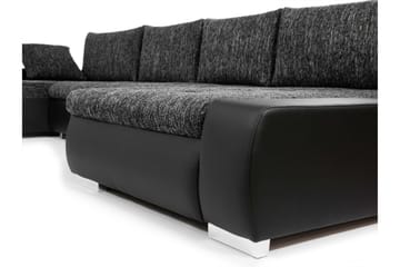 Gammel Sovesofa Dobbel Divan 4-Seter - Beige - Møbler - Sofaer - Sovesofaer - U sovesofa