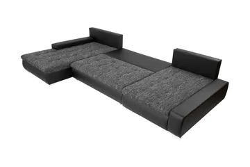 Gammel Sovesofa Dobbel Divan 4-Seter - Beige - Møbler - Sofaer - Sovesofaer - U sovesofa