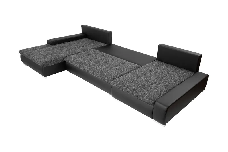 Gammel Sovesofa Dobbel Divan 4-Seter - Beige - Møbler - Sofaer - Sovesofaer - U sovesofa