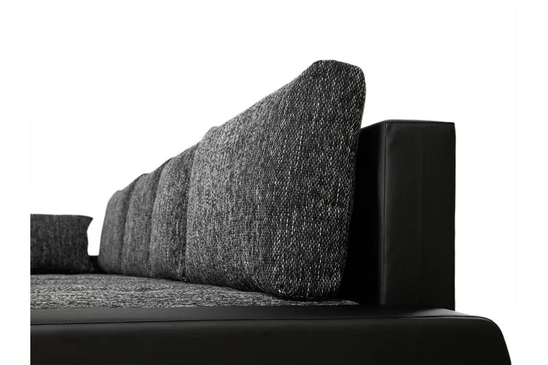 Gammel Sovesofa Dobbel Divan 4-Seter - Oransje - Møbler - Sofaer - Sovesofaer - U sovesofa