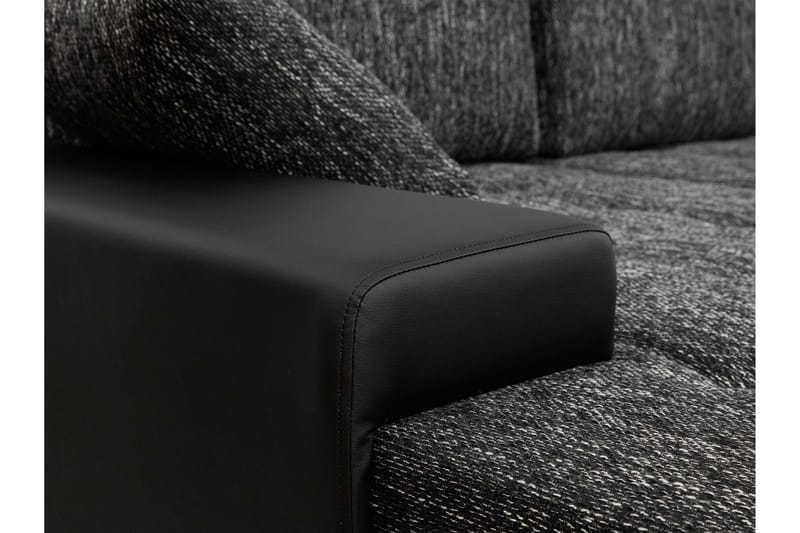 Gammel Sovesofa Dobbel Divan 4-Seter - Oransje - Møbler - Sofaer - Sovesofaer - U sovesofa