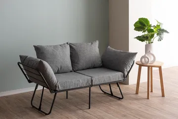Giancarlo Sovesofa 2-seter - Lys grå - Møbler - Sofaer - Sovesofaer - 2 seters sovesofa