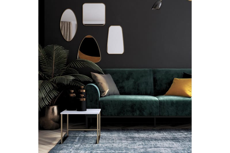 Gonxhe Sovesofa - Grønn - Møbler - Sofaer - Sovesofaer - Langsgående sovesofa