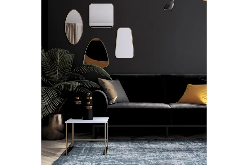 Gonxhe Sovesofa - Svart - Møbler - Sofaer - Sovesofaer - Langsgående sovesofa