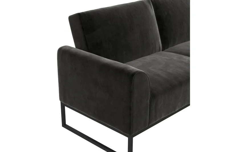 Gonxhe Sovesofa - Svart - Møbler - Sofaer - Sovesofaer - Langsgående sovesofa