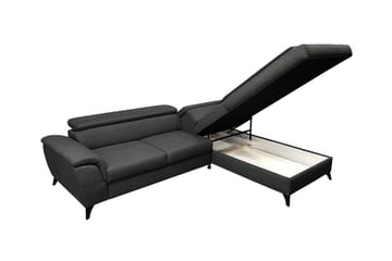 Graystone 3-seter Høyre Hjørnesovesofa med Oppbevaring i Stoff - Beige - Møbler - Sofaer - Sovesofaer - Langsgående sovesofa