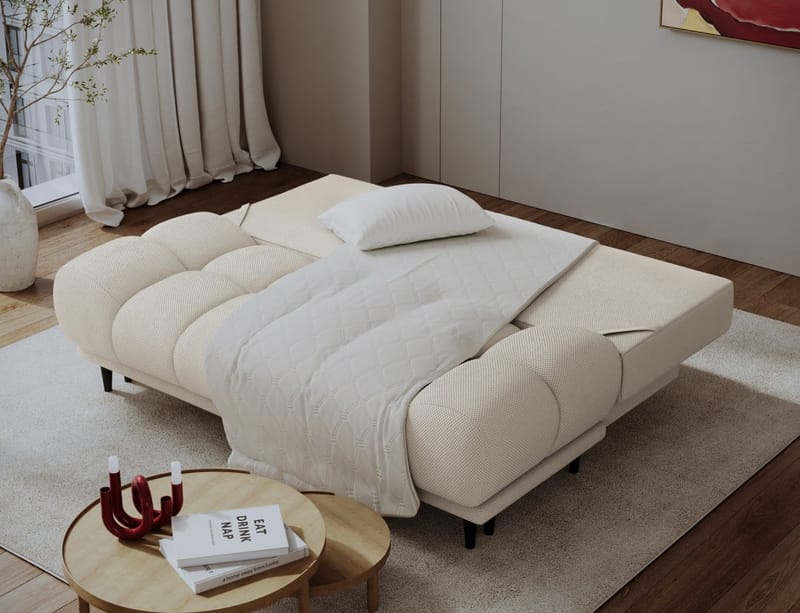Guavio 2-seters Bubblig sovesofa med oppbevaring - Calmora 18 - Møbler - Sofaer - Sovesofaer - 2 seters sovesofa