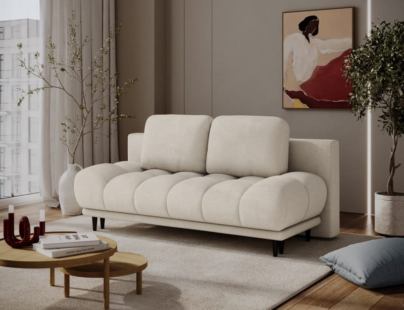 Guavio 2-seters Bubblig sovesofa med oppbevaring - Calmora 18 - Møbler - Sofaer - Sovesofaer - 2 seters sovesofa