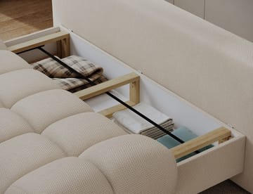 Guavio 2-seters Bubblig sovesofa med oppbevaring - Calmora 18 - Møbler - Sofaer - Sovesofaer - 2 seters sovesofa