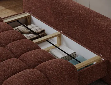 Guavio 2-seters Bubblig sovesofa med oppbevaring - Jaffray 30 - Møbler - Sofaer - Sovesofaer - 2 seters sovesofa