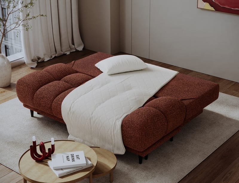 Guavio 2-seters Bubblig sovesofa med oppbevaring - Jaffray 30 - Møbler - Sofaer - Sovesofaer - 2 seters sovesofa
