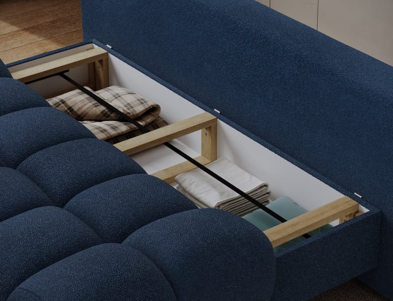 Guavio 2-seters Bubblig sovesofa med oppbevaring - Paolli 40 - Møbler - Sofaer - Sovesofaer - 2 seters sovesofa