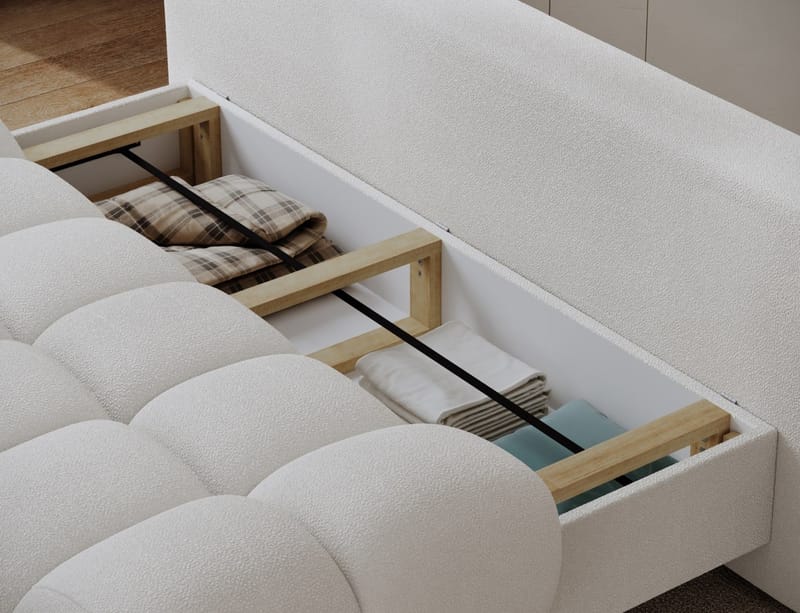 Guavio 2-seters Bubblig sovesofa med oppbevaring - Paolli 01 - Møbler - Sofaer - Sovesofaer - 2 seters sovesofa