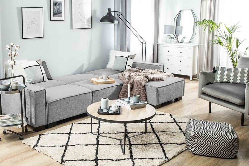 Halsnead Hjørnesovesofa Venstre - Grå - Møbler - Sofaer - Sovesofaer - Sovesofa divan