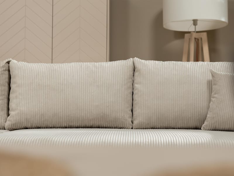 Handda 3-seters sovesofa med divan - svart - Møbler - Sofaer - Sovesofaer - Hjørnesovesofa