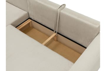 Handda Sovesofa Med 3-Seters Divan - Beige - Møbler - Sofaer - Sovesofaer - Sovesofa divan