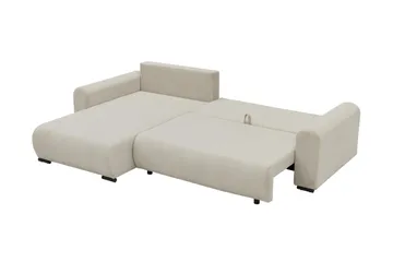 Handda Sovesofa med Sjeselong 3-seter i Bouclé - Rosa - Møbler - Sofaer - Sovesofaer - Sovesofa divan
