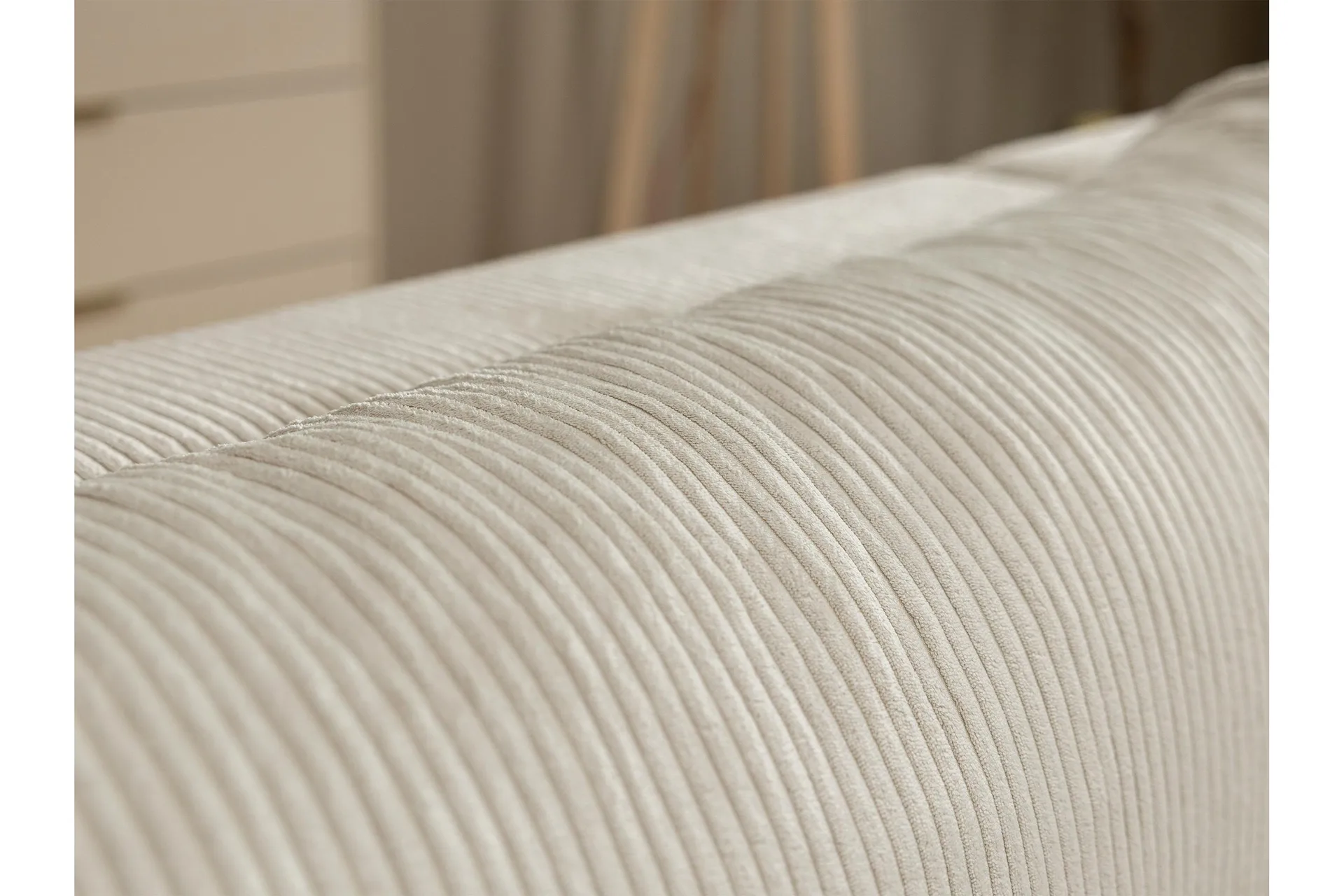 Handda Sovesofa med Sjeselong 3-seter i Chenille - Hvit - Møbler - Sofaer - Sovesofaer - Sovesofa divan