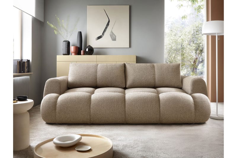 Handu Sovesofa 3-Seter - Brun - Møbler - Sofaer - Sovesofaer - 3 seters sovesofa