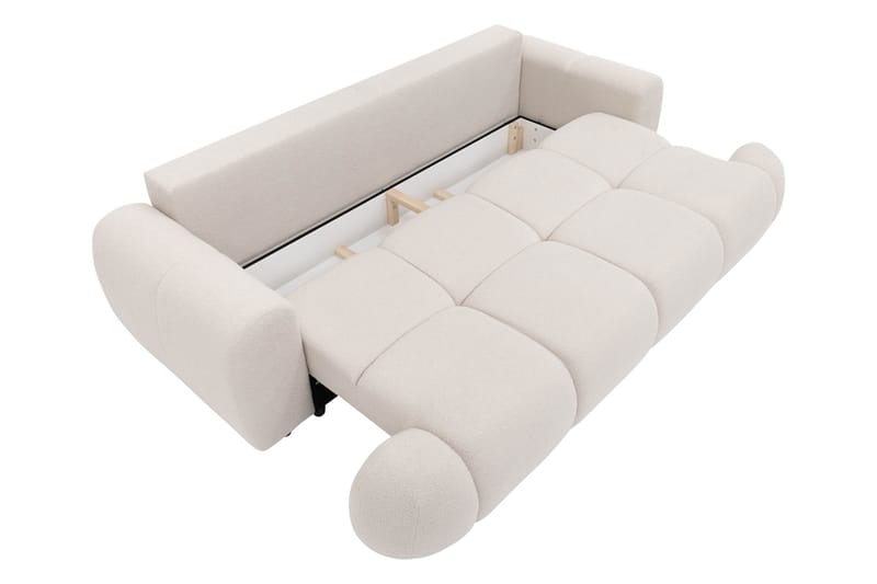 Handu Sovesofa 3-Seter - Hvit - Møbler - Sofaer - Sovesofaer - 3 seters sovesofa