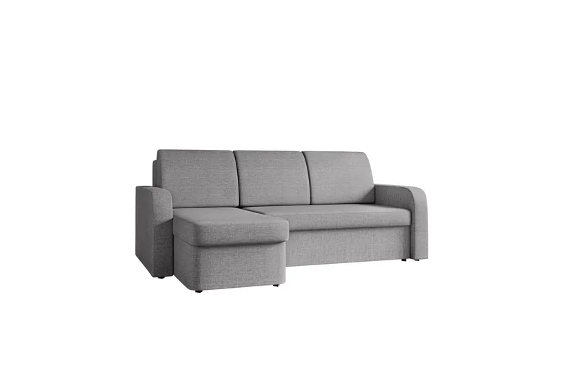 Hardev Sovesofa med Sjeselong 3-seter - Grå - Møbler - Sofaer - Sovesofaer - Sovesofa divan