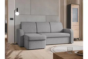 Hardev Sovesofa med Sjeselong 3-seter - Grå - Møbler - Sofaer - Sovesofaer - Sovesofa divan