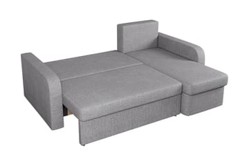 Hardev Sovesofa med Sjeselong 3-seter - Grå - Møbler - Sofaer - Sovesofaer - Sovesofa divan