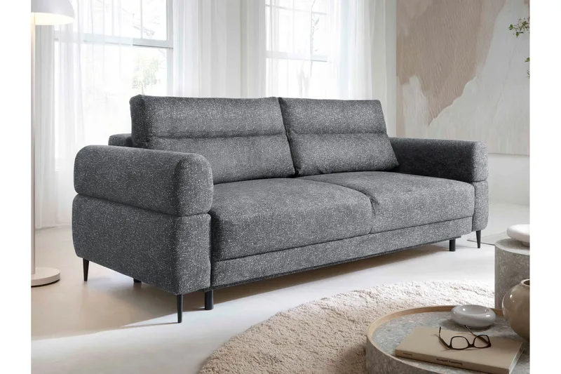 Hawara Sovesofa 2-Seter - Grå - Møbler - Sofaer - Sovesofaer - 2 seters sovesofa