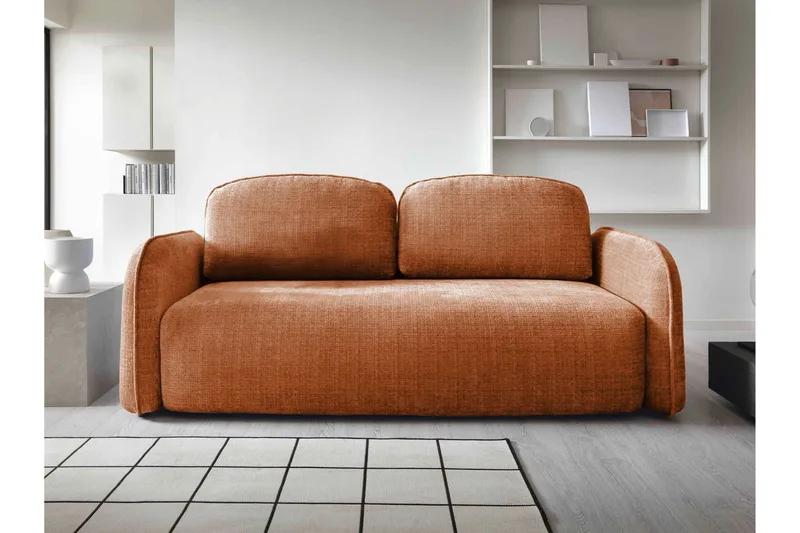 Hemanti Sovesofa 2-Seter - Beige/Grå - Møbler - Sofaer - Sovesofaer - 2 seters sovesofa