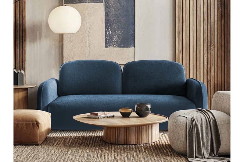 Hemanti Sovesofa 2-Seter - Blå - Møbler - Sofaer - Sovesofaer - 2 seters sovesofa