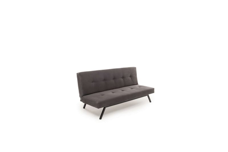 Hetalia 3-seter Rektangulær Sovesofa 100x180 cm i Stoff, Grå