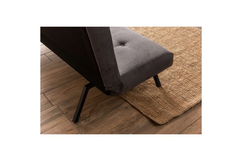 Hetalia 3-seter Rektangulær Sovesofa 100x180 cm i Stoff - Grå - Møbler - Sofaer - Sovesofaer - 3 seters sovesofa