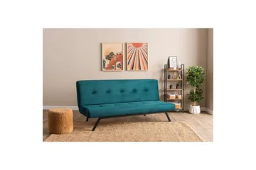 Hetalia Sovesofa 3-sits - Blå - Møbler - Sofaer - Sovesofaer - 3 seters sovesofa