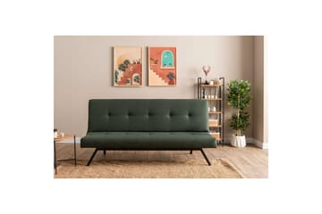 Hetalia Sovesofa 3-sits - Grønn - Møbler - Sofaer - Sovesofaer - 3 seters sovesofa