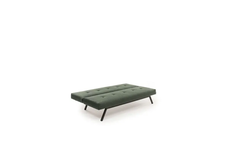 Hetalia Sovesofa 3-sits - Grønn - Møbler - Sofaer - Sovesofaer - 3 seters sovesofa