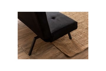 Hetalia Sovesofa 3-sits - Sort - Møbler - Sofaer - Sovesofaer - 3 seters sovesofa