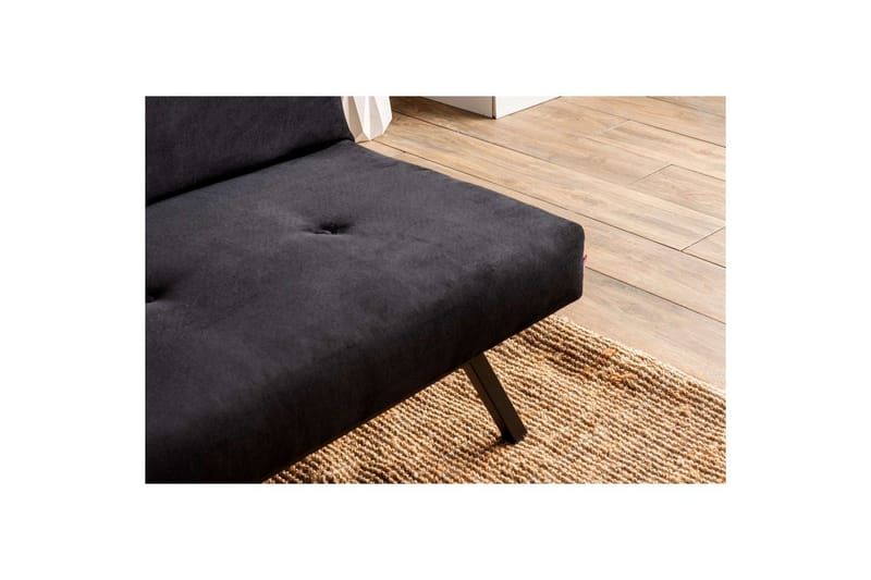 Hetalia Sovesofa 3-sits - Sort - Møbler - Sofaer - Sovesofaer - 3 seters sovesofa