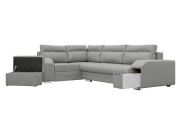 hjørnesofa Alvares Nazar 225.01 Høyrevendt - Beige - Møbler - Sofaer - Sovesofaer - Hjørnesovesofa