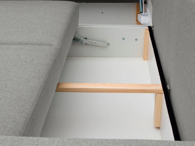 hjørnesofa Alvares Nazar 225.02 Høyrevendt - Beige - Møbler - Sofaer - Sovesofaer - Hjørnesovesofa