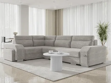 hjørnesofa Alvares Nazar 225.03 Venstrevendt - Grå - Møbler - Sofaer - Sovesofaer - Hjørnesovesofa