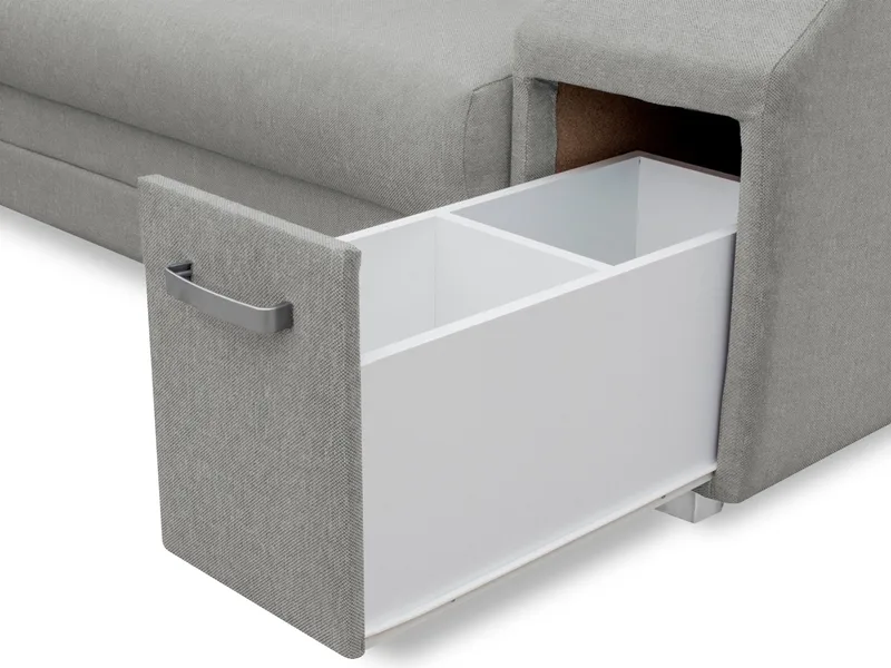 hjørnesofa Alvares Nazar 225.05 Høyrevendt - Grå - Møbler - Sofaer - Sovesofaer - Hjørnesovesofa