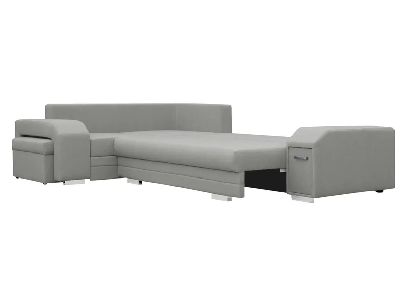 hjørnesofa Alvares Nazar 225.05 Høyrevendt - Grå - Møbler - Sofaer - Sovesofaer - Hjørnesovesofa
