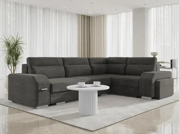hjørnesofa Alvares Nazar 225.06 Høyrevendt - Grå - Møbler - Sofaer - Sovesofaer - Hjørnesovesofa
