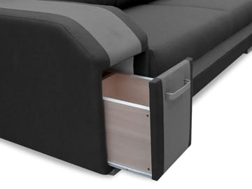 hjørnesofa Assan Nazar 225.02 + Nazar 225.01 Høyrevendt - beige - Møbler - Sofaer - Sovesofaer - Hjørnesovesofa