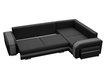 hjørnesofa Assan Nazar 225.05 + Nazar 225.04 Venstrevendt - grå - Møbler - Sofaer - Sovesofaer - Hjørnesovesofa